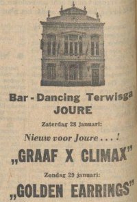 Golden Earrings show announcement Joure January 29, 1967